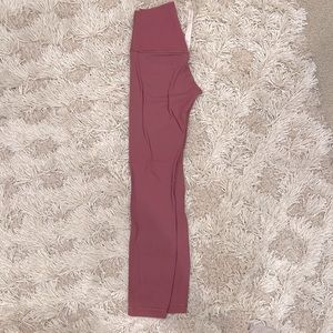 Lululemon Aligns 25” Vintage Plum Size 2